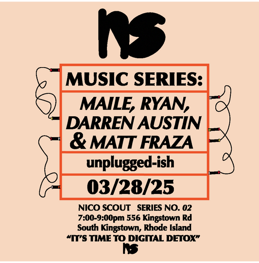 MUSIC SERIES: Unplugged-ish March 28th 7:00-9:00pm