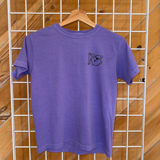 NS Violet Kids Tee | Glow In The Dark