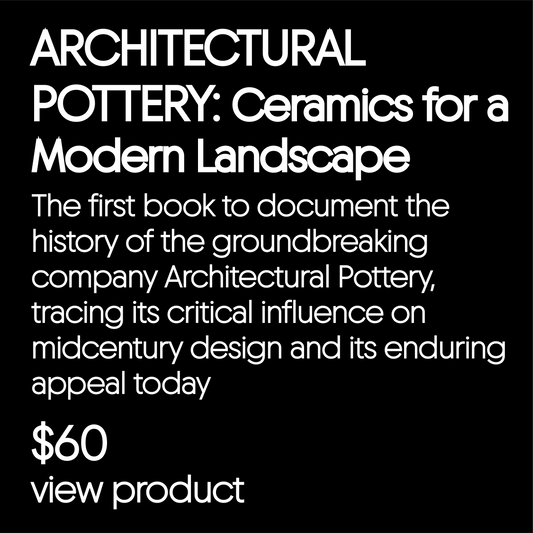Architectural Pottery: Ceramics for a Modern Landscape