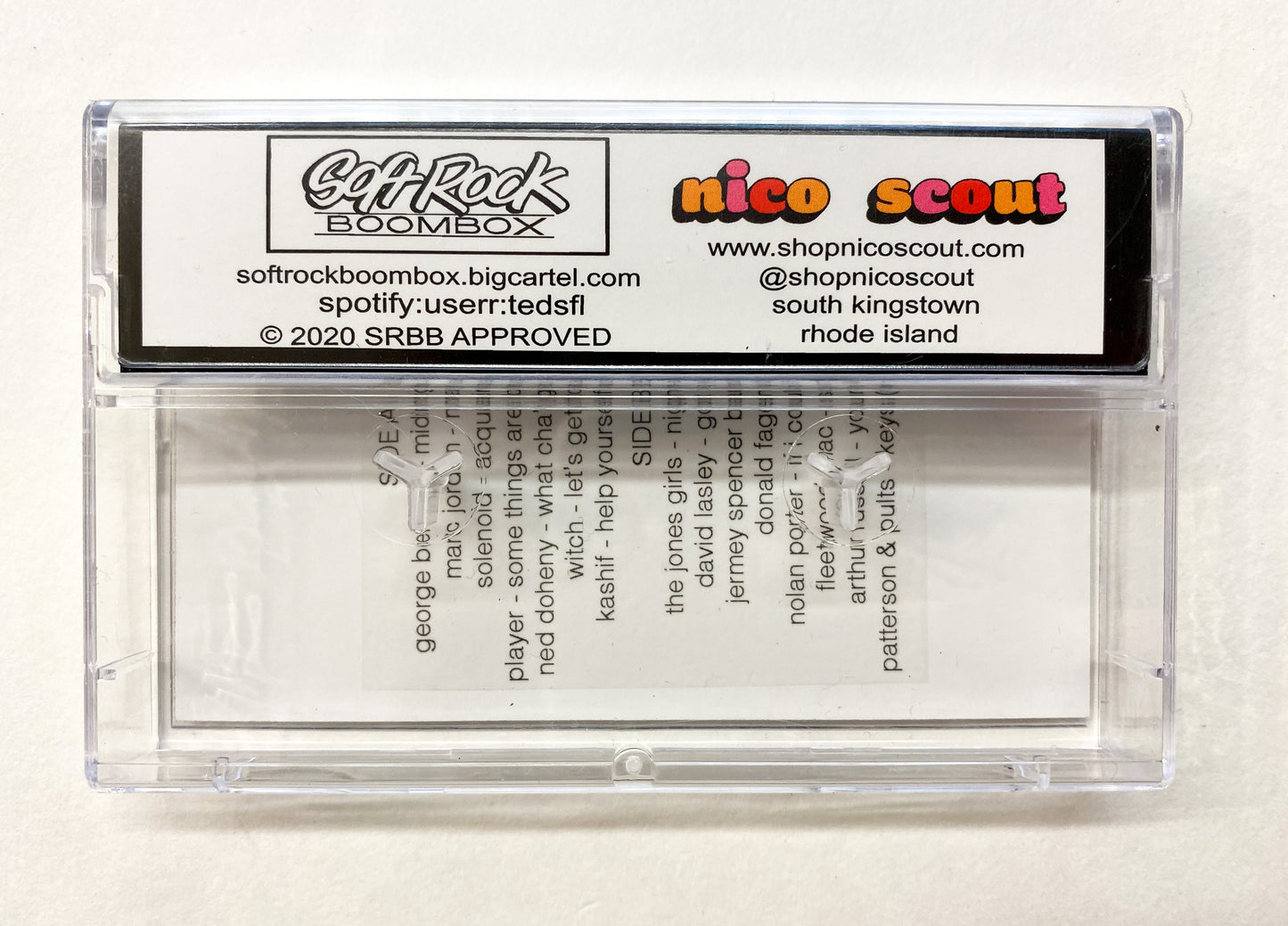 nico scout x soft rock boom box mix tape