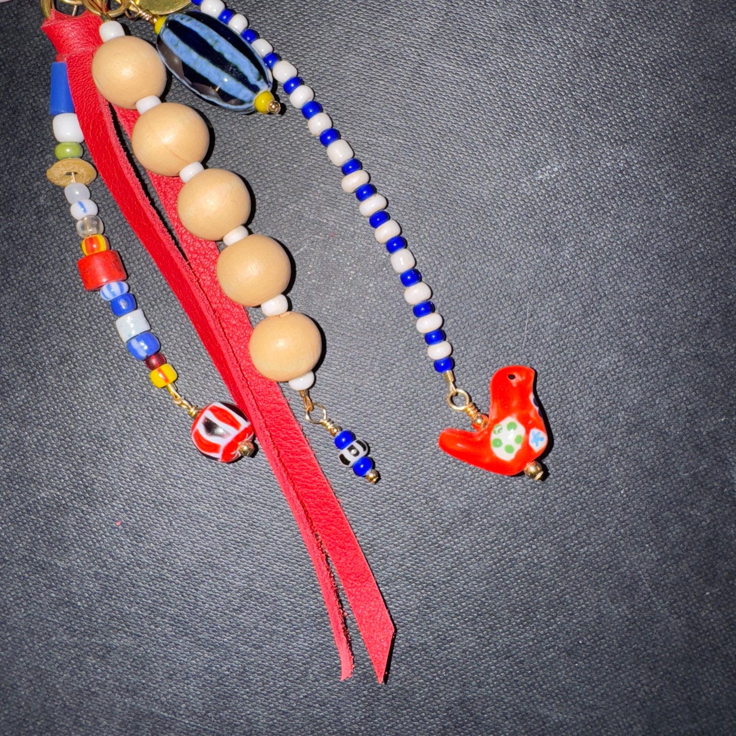 Beaded Keyring, Clip