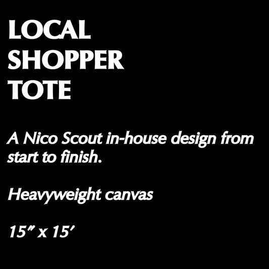 Local Shopper Tote, Black