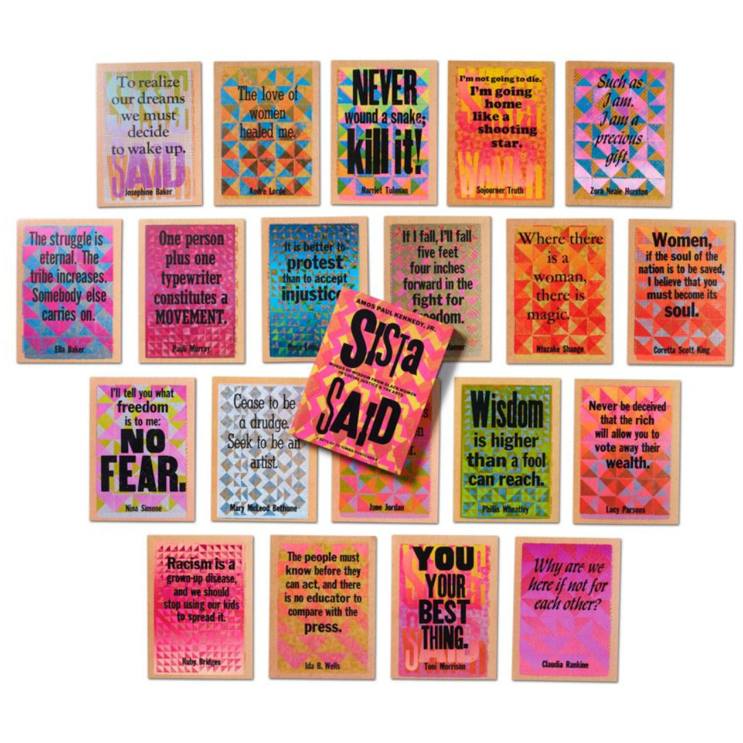 Sista Said | 20 Jumbo Postcards