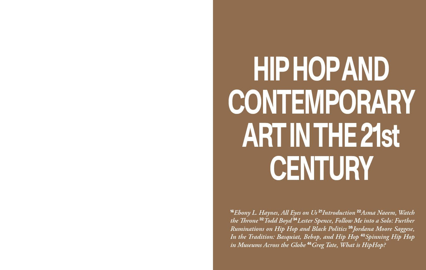 The Culture: Hip Hop & Contemporary Art in the 21st Century