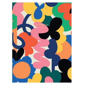 Abstract Flowers Notebook