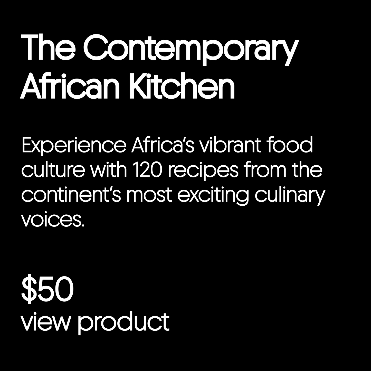 The Contemporary African Kitchen