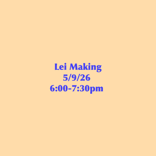 Lei Making Night