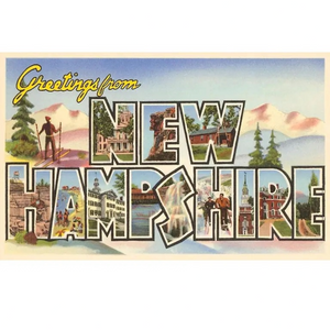 Greetings From New Hampshire Postcard