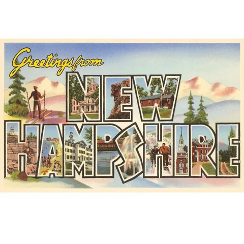 Greetings From New Hampshire Postcard