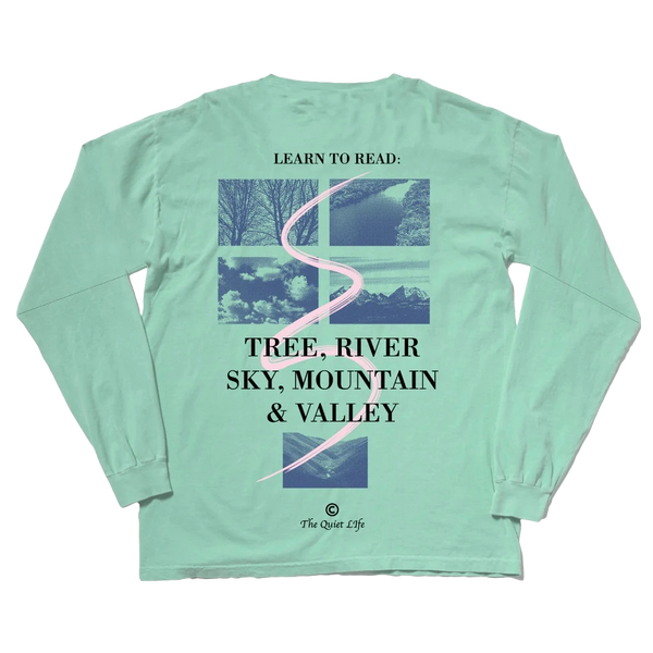 Nature Is A Language Long Sleeve - Mint
