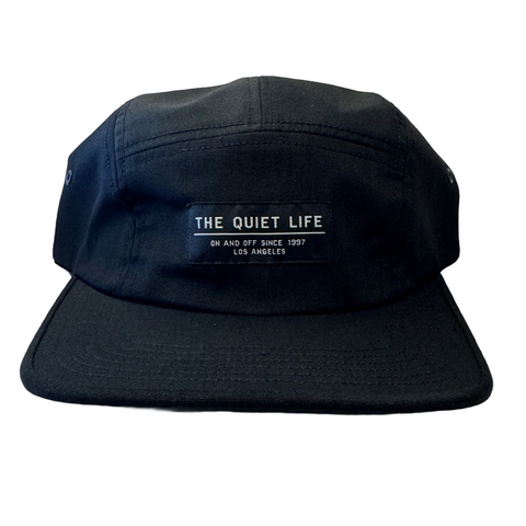 Quiet Life Foundation 5 Panel Camper Hat | Black