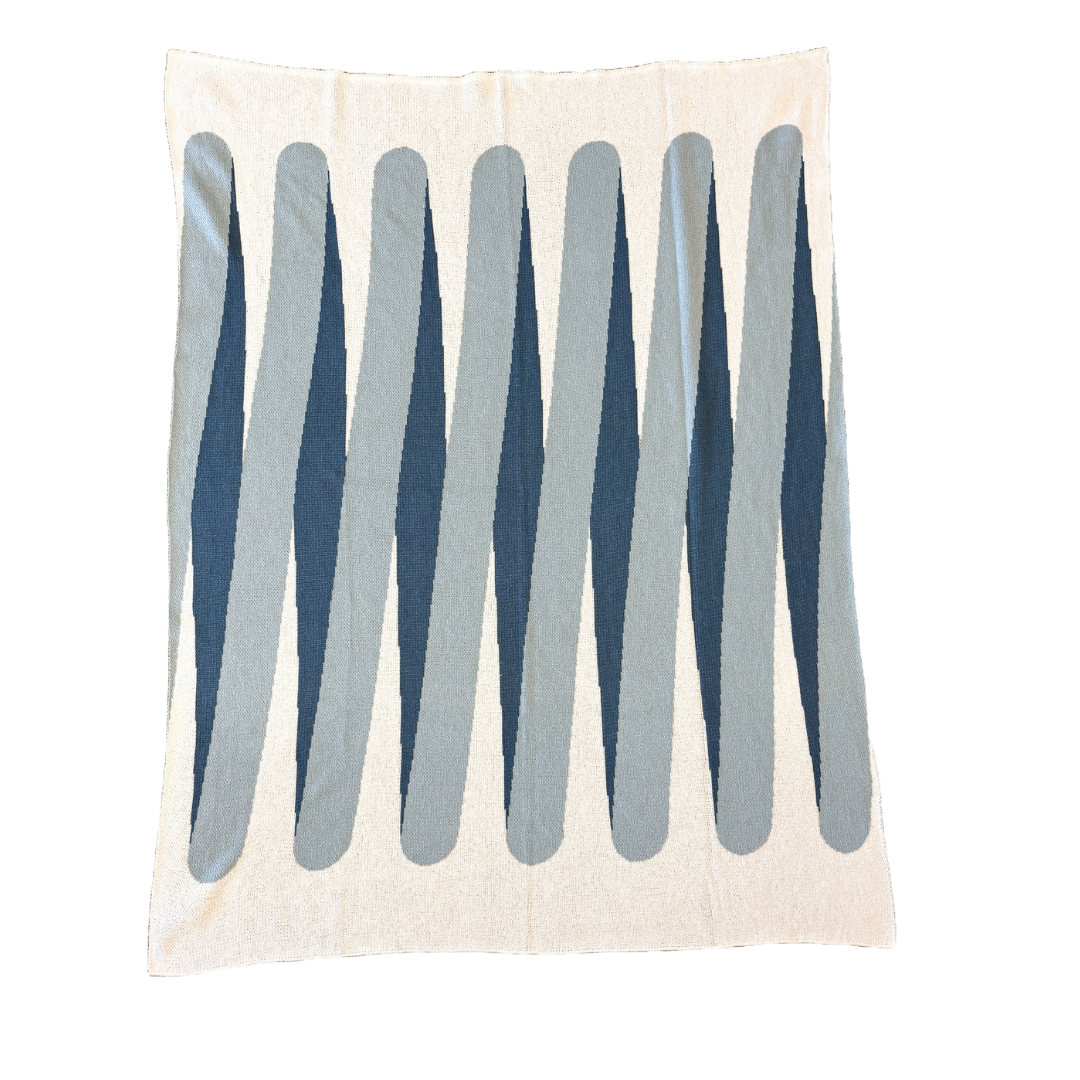 Zag Blanket | Blue