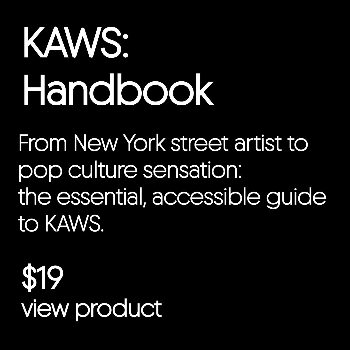 KAWS Handbook