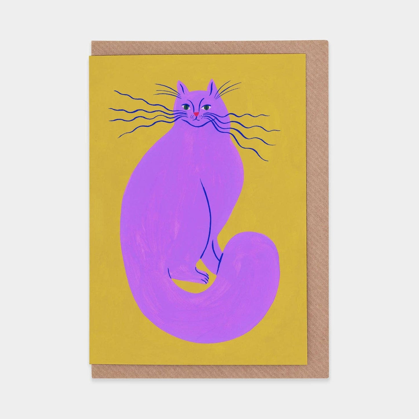 Electric Whiskers Greeting Card