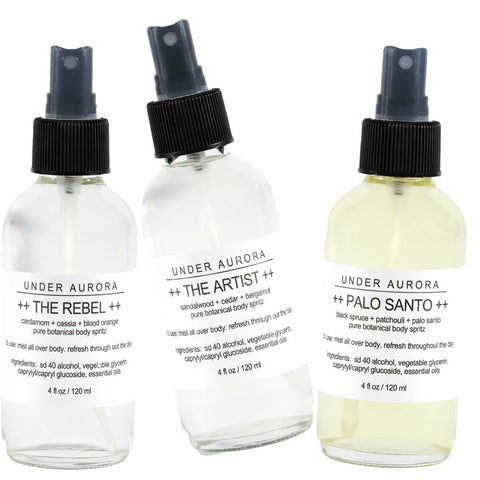 Botanical Perfume Spray - 5 scents