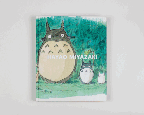 video highlighting paintings and drawings by Hayao Miyazaki 