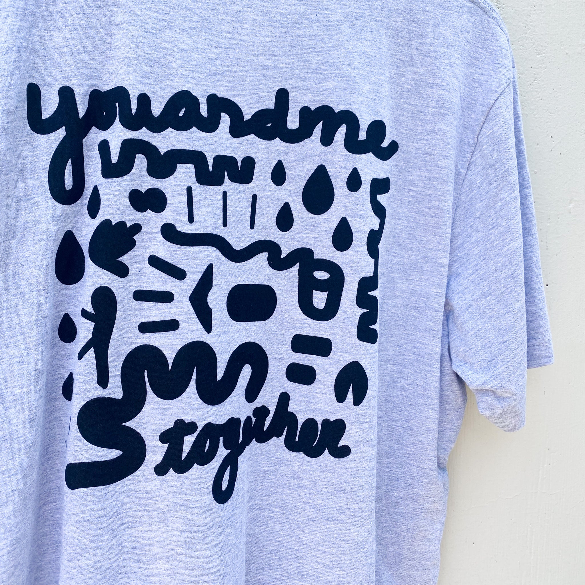 You & Me Together Tee: Midnight
